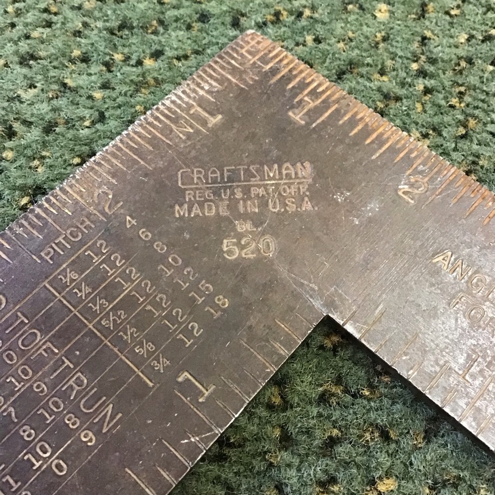 Vintage Craftsman Framing Rafter